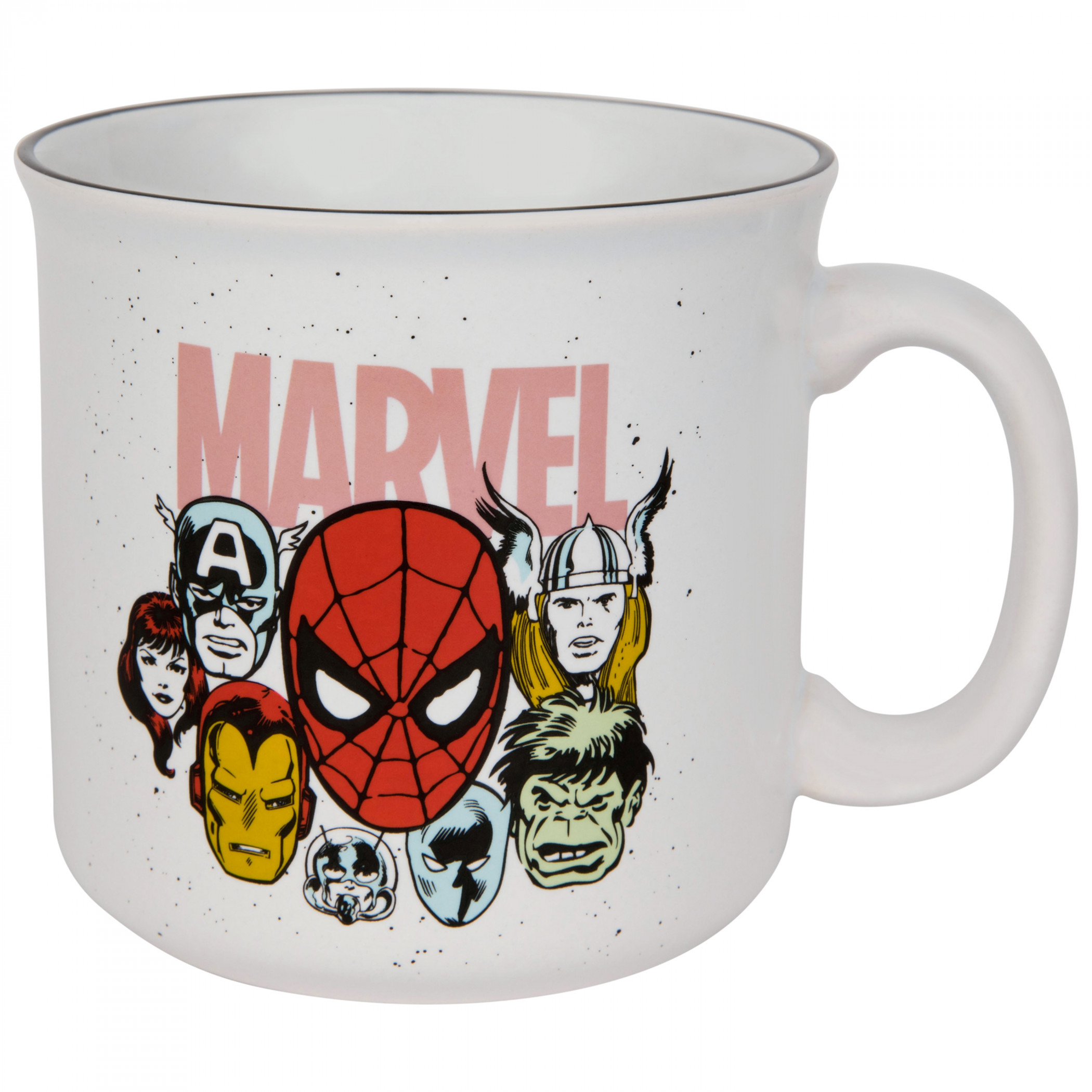 Marvel Avengers Retro Character Art 20 Ounce Camper Mug